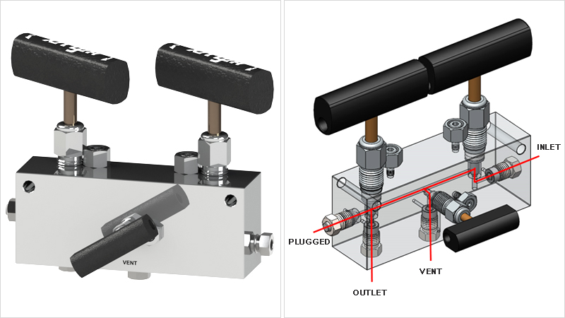 Double Block and Bleed Valve