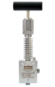 High Temperature valve angle