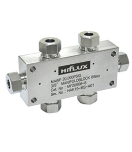 High Pressure Manifold Block 6way