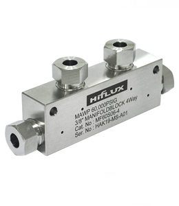 High Pressure Manifold Block 4way